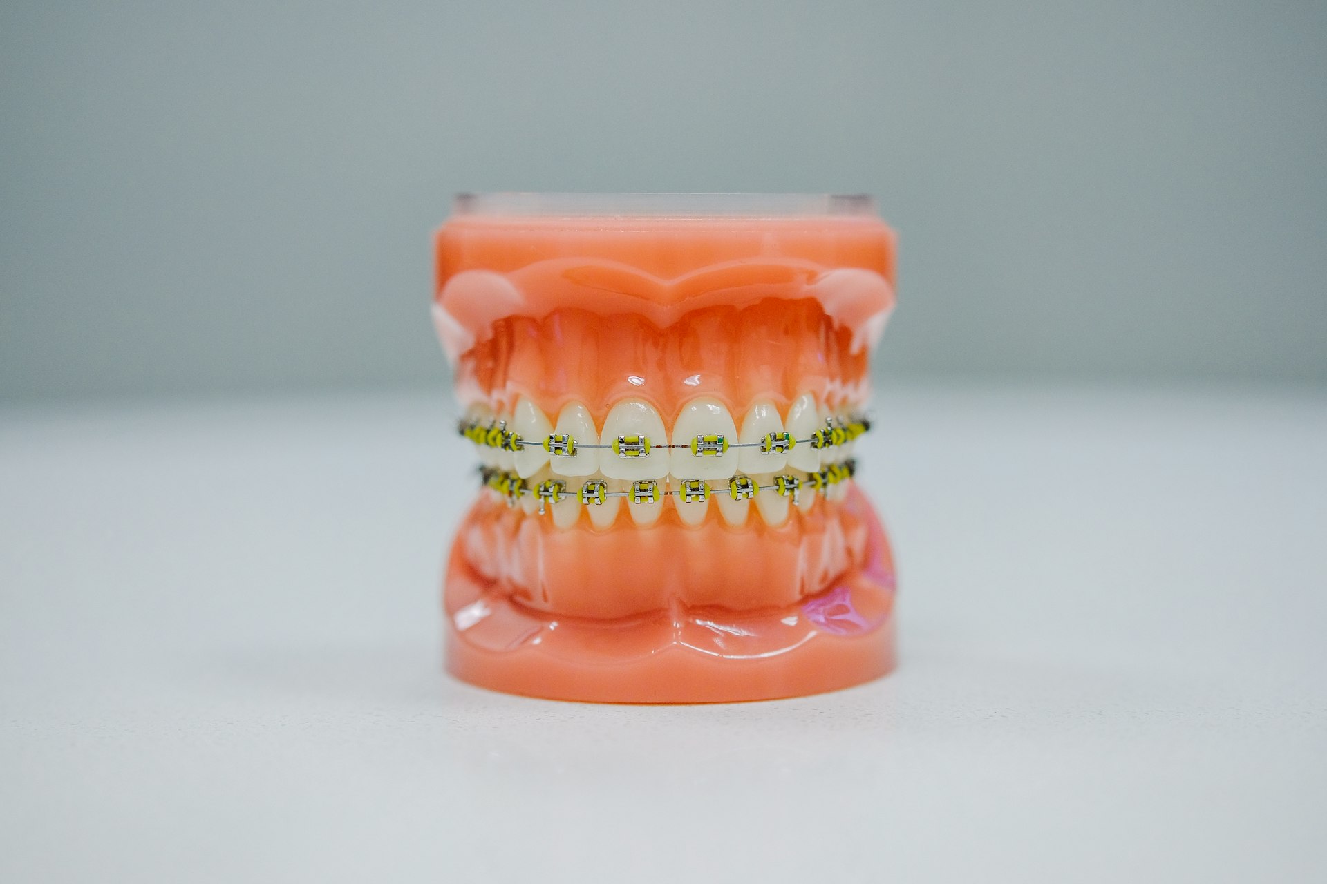 orange green and yellow plastic toy